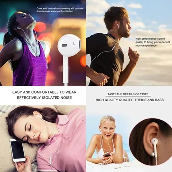 Zibens Vadu Headpones Fone Bluetooth, 3,5 mm Austiņas Ar mic Sporta Universālā Klausule iphone 6s 12 pro max 7 8 XS XR 13