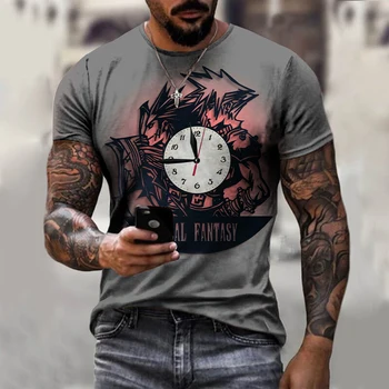 Pulkstenis 3d druka t kreklu standarta kompass ar īsām piedurknēm vasaras gadījuma modes vīriešu apģērbu elpojošs kakla sporta krekli, topi