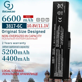 6600MAh PA3816U-1BAS Jaunu Klēpjdatoru Battery Toshiba Satellite A660 C640 C650 C655 C660 L510 L630 L640 L650 U400 PA3817U-1BRS 6.C