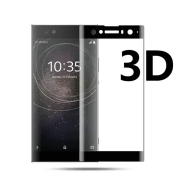 Sony Xperia XA2 Ultra XA1 Ultra pilnu 3D Vāks rūdīta Stikla Ekrāna Aizsargs filmu par Sony Xperia XA1 Plus XA2 Plus Dual