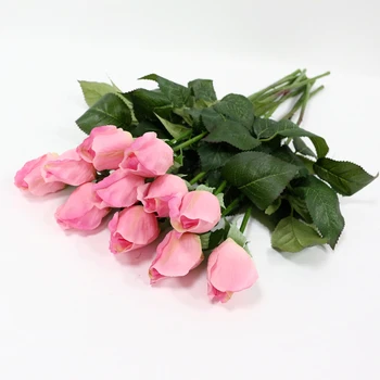 Mākslīgs Svaigs Rožu Ziedi Nekustamā Touch Rožu Ziedu Sākuma Rotājumi Kāzu vai Dzimšanas dienu, Kāzu Dekorēšana, Ziedu