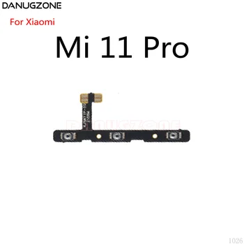 50GAB/Daudz Xiaomi Mi 11 Pro Lite 5G Barošanas Slēdzis, Skaļuma Pogu Mute On / Off Flex Kabelis