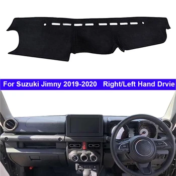 Automašīnas Paneļa Vāks Suzuki Jimny 2019 2020 LHD RHD Auto Dash Mat Paklājs Cape Anti-saule, Saule, ēnā Dashmat Anti-Netīrs