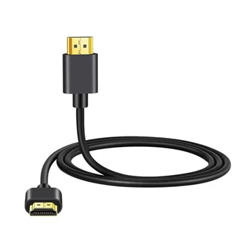 Qywo HDMI Kabeli Saderīga 4K HDMI-Savietojams 2.0 Kabelis Mazo Vadu PS4 Apple TV 4K Sadalītāja Maiņa Kārbas Paplašinātājs Video Kabelis