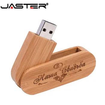 JASTER LOGO pielāgot koka portatīvo Koka USB Flash Drive pen drive 4GB 8GB 16.G 32GB 64GB Atmiņas karti memory stick U dick kāzu dāvanas