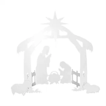 Mākslīgās Ziemassvētku Dekoru Zemes, Mieti Kristāla Svētās Ģimenes Horoskops Ziemassvētku Svētās Ģimenes Kristus Dzimšanas Ainu, Jēzus Skatuves Valde