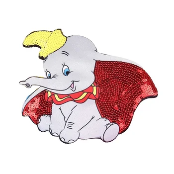 Disney Dumbo Plāksteris Izšūti gudrs Ielāpus Apģērbu Dzelzs Par Plankumus Uz Apģērba Plāksteris DIY Apģērba gabals, Apdare Audums