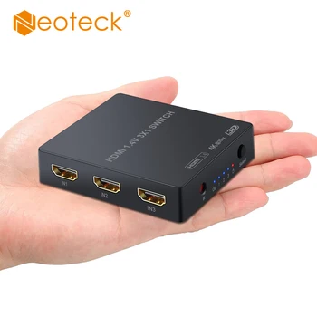 Neoteck 3 Ports HDMI-Saderīgam Slēdzi, Atbalsta 4K 3D 3 In 1 Out HDMI-Saderīgam centru Ar INFRASARKANO Tālvadības pulti Blu-ray DVD PS3