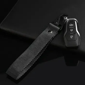 Karstā Universālo Auto Keychain Siksniņa Karājās Siksniņa ar Metāla Atslēgu Turētāju atslēgu Gredzens Siksniņa par JDM Auto, Motociklu Keychain Atslēgu Gredzens
