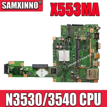 JAUNU X553MA Klēpjdators mātesplatē REV2.0 N3530/3540 CPU Par Asus X553MA x503m f553ma f553m Testa mainboard X553MA mātesplati testa ok