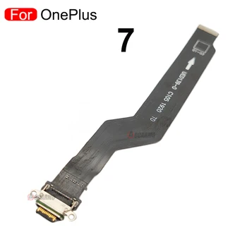 1gb USB Lādētāja Ports OnePlus 7T 7 8 Pro 1+7T 7Pro Uzlādes Doks Flex Cable Rezerves Daļas