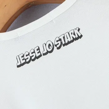 2022 Kultūraugu Top Vasaras Sieviešu T krekli Baltā O-veida Kakla Gadījuma Streetwear Slim t-veida Apkakli Īss T Krekls Harajuku