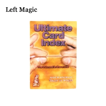 Ultimate Kartes Indekss Burvju Triki, Kāršu Prognozes Magic Burvis Slēgt Ilūziju Veidojums Aksesuārus Mentalism