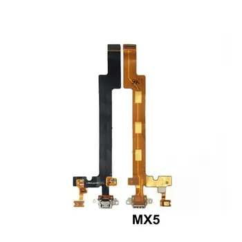 Jauns Mikrofona Modulis+USB Uzlādes Ostas Valdes Flex Kabeļa Savienotājs Daļas Meizu MX5 MX5pro Pro5 Nomaiņa