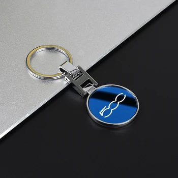 Jauns Sakausējuma Auto Atslēgu Gredzens Vispārējo Kvalitāti Keychain Par Fiat 500 500 x 500 l Pielāgotu Logo, Auto Piederumi
