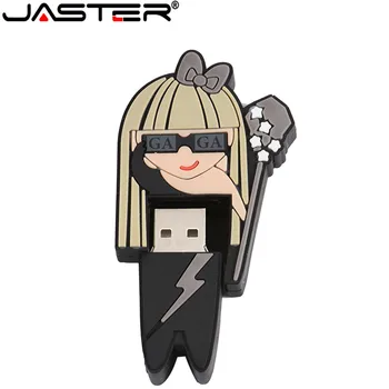 JASTER USB Flash Drive Modes 64GB 4GB 16GB 32GB meitene USB Pendrive Jaunas Ielidošanas Flash Kartes jauki gudrs par meiteni, karstā