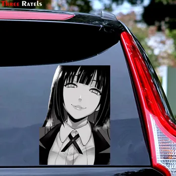 Trīs Ratels FC807 Kakegurui Jabami Yumeko anime meitenes, auto virsbūves uzlīmes grāmatiņa decal