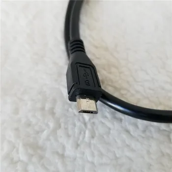 USB Micro 5Pin USB A Tipa Paneļa Stiprinājums Kabeļu Sieviešu un Vīriešu Datu Pagarinājuma Vadus var noteikt Cietā Diska Tālruni Black 50cm