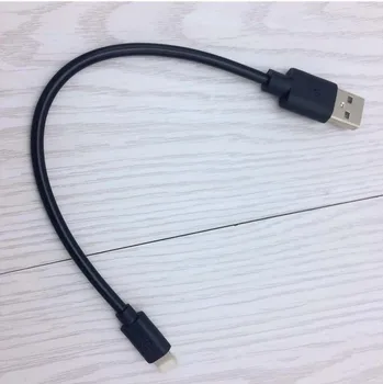 10pcs 15CM 2A Īstermiņa Mikro Lādētāju, USB Datu Kabeli cell phone power bank melns