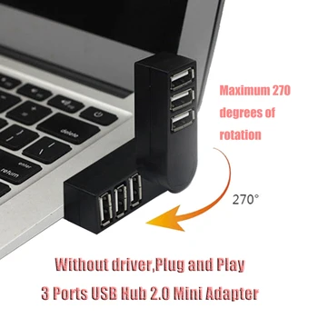 Mini 3.0 Portu Vairākas HUB Adapteri Vairāku USB HUB Splitter Par MacBook Air, Pro Huawei p30 Pro Iphone 11 PC Datoru Piederumi