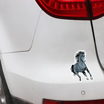 Tautas Dzīvnieku Darbojas Zirgu PVC Augstas Kvalitātes Auto Uzlīme Decal 15CM*11CM