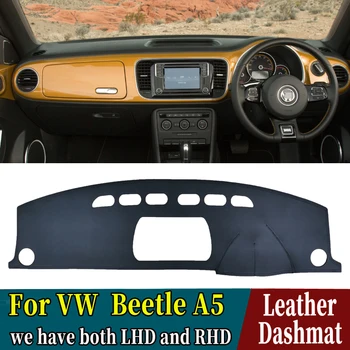 Ādas Dashmat Paneļa Vāciņu Pad Dash Mat Auto-Stils aksesuāri VW Volkswagen Beetle A5 Coccinelle Maggiolino 2010-2021