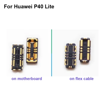2GAB Iekšējā standarta jo Savienotāju Akumulatora Turētājs Klipu Kontaktu Huawei P40 Lite loģikas, pamatplate (mainboard flex kabeli P 40 Lite