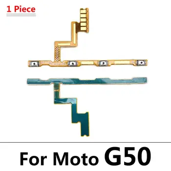 Jauns Barošanas Izslēgšana Skaļuma Sānu Taustiņš Taustiņš Flex Kabelis Moto Viena Makro Hyper Vīzija Rīcības Fusion Plus G30 G 5G Jauda G50 E7