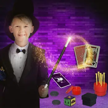 Bērnu Puzzle Vienkāršu Burvju Prop 1 Komplekts Burvju Triki Smadzeņu Interaktīvu Spēli Bērniem Aizraujošu Burvju Mākslinieks Triku Sniegumu Rāda