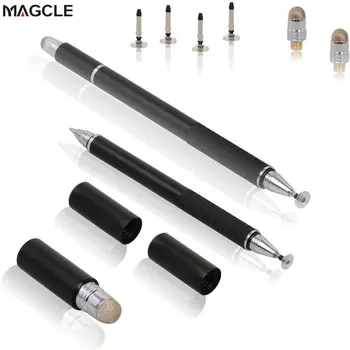 3 in 1 Šķiedrvielu Irbuli Zīmēšanas Tablete Pildspalvas Capacitive Touch Ekrāns Stylo Mobilo Tālruņu Smart Piederumi Lodīšu Caneta