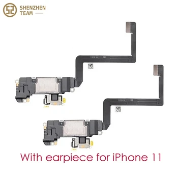 SZteam pie Auss liekamā daļa Flex Kabelis priekš iPhone 11 11PRO 11PRO MAKS ar klausuli pie Auss, Skaņa Skaļrunis Auss Gabalu Lentes Rezerves Daļas