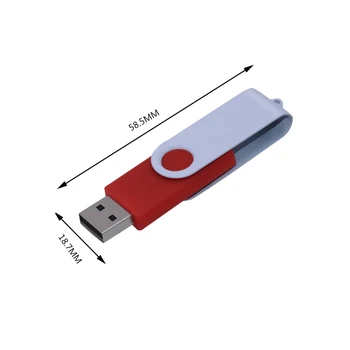 Metāla USB2.0 Flash Drive Flash Drive 64GB, 128GB 32GB lielu Ātrumu 16GB 4GB 8GB Flash USB PenDrive Kāzu
