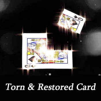 Ieplīsis & Atjaunota Karšu Burvju Triki Plosītos Kartes Atjaunošana Magia Burvis Spēlē Klāja Slēgt Ielas Ilūziju Veidojums Burvju Butaforijas