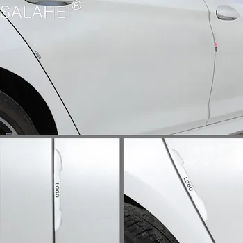 4 Gab Auto Durvju Pārredzamu Anti-sadursmes Sloksnes Aizsardzības Uzlīmes BMW M X1 X3 X5 X6 E46 E39 E90 E36 E60 E34 E30 F30