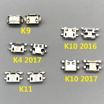 20Pcs/daudz Micro Jack Ligzda, USB Ports Uzlādes Doks LG K9 K11 K10 K4 2017 K10 2016 K8 K12 Plus K50 K50S K42 K52 K61 K51S