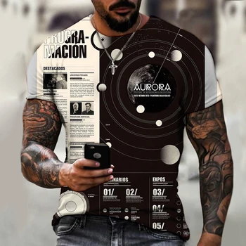 Tehnoloģiju Mūziku Klavieru Taustiņiem, 3D Drukāšanas Vīriešu T-krekls Apaļu Kakla Top Kopīgo Mākslas Vīriešu Stilā Casual Stila Lielgabarīta S-6X
