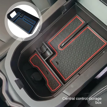 Toyota RAV4 2019 2020 Auto Centrs Konsoles elkoņu Balsts Glabāšanas Kaste Renes Organizators Anti-Slīdēšanas Paklājiņi