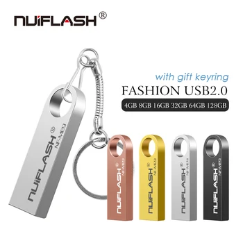 Vairumtirdzniecības USB Flash Drive 64 GB Ūdensizturīgs Pen Drive 8GB 16GB 32GB 64GB, 128GB USB 2.0 Pendrive USB Flash Drive