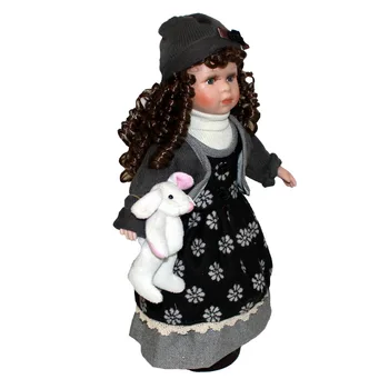 40cm, Bunny girl jauno porcelāna atpūtas Lauku meitene lelle keramikas lelle lauku stila mājas apdare