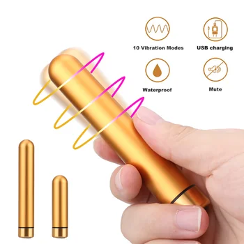 OLO Mini Bullet Vibrators G-spot 10 Frekvences Klitora Stimulators Pieaugušo Seksa Rotaļlietas Sievietēm, AV Stick Dildo, Vibratori Seksa Produkti