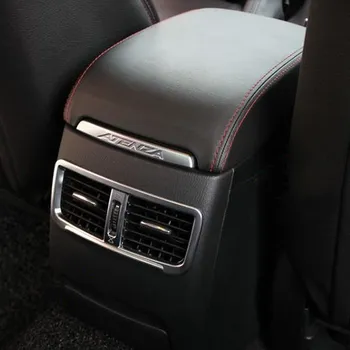 Auto inerior piederumi,aizmugures gaisa ventilācijas ieplūdes apdares uzlīmes priekš Mazda 6 2012. gada līdz.