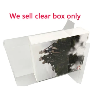 Skaidrs, caurspīdīgu kasti Par PS4 spēle NieR Replicant Collector Edition kolekcija displejs atmiņa PET