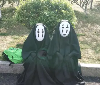 Seja Vīrietis, Enerģisks Prom Cosplay Kostīms ar Masku cimdi Halloween Kostīmu Anime Miyazaki Hayao Sejas Aizsegs