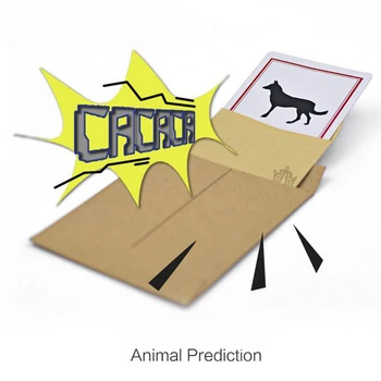 Dzīvnieku Prognozes briesmas Kartes burvju triks uzstādīt Slēgt Ielu kartes aksesuārus Prognozes burvju rotaļlietas bērniem 81469