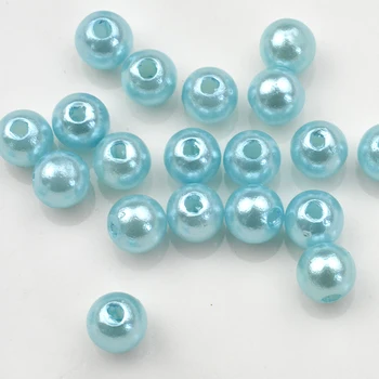 FLTMRH 6mm 50gab Multicolor Plastmasas ABS Apmalēm Augstas Kvalitātes Imitētu Pērle Apaļas Formas Pērles Par DIY Fashioery Handcraft Orname