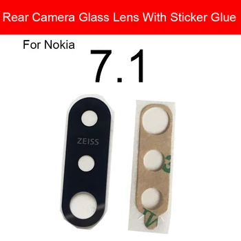 Aizmugurējais Kameras Objektīvs Stikla Līmi Stick Nokia 3.4 4.2 5.3 6.2 7.1 8.3 TA-1198 TA-1200 TA-1181 TA-1196 Galvenais Aizmugurējais Kameras Objektīvs