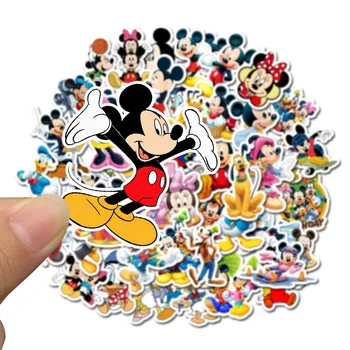 50GAB Disney Cartoon Mickey Mouse Ūdensizturīgs Saule Koferi Ģitāru Grāmatiņa Trolejbusa Gadījumā, Auto Uzlīmes, Bērns Burbulis Uzlīmes, Rotaļlietas, Dāvanu