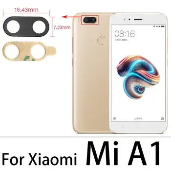 50gab，Oriģinālu Par Xiaomi Mi A1 5X 6X A2 Lite A3 Max 2 Max 3 Samaisa 2S Sajauc 3 11 Ultra Atpakaļ Atpakaļskata Kamera Stikla Objektīva Vāciņu Ar Līmi
