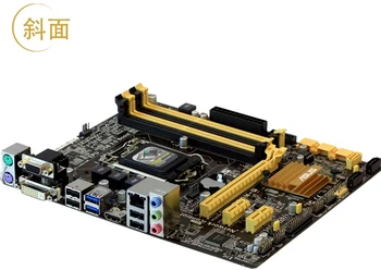 Izmanto Asus B85M-G Sākotnējo Mātesplati B85 Socket LGA 1150 i3 i5 i7, E3 DDR3 HDMI, DVI, Micro-ATX Pārdošanā