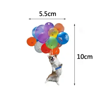 Suns Ar Automašīnu Karājas Ornaments Ar Krāsainām Balonu Auto Karājas Rotājumu Auto Interjera Dekori Interjera Dekorēšana Dropshipping